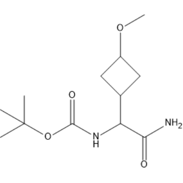 Tert-butyl (2-amino-1-(3-methoxycyclobutyl)-2-oxoethyl)carbamate|CS-1387193