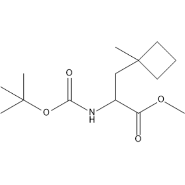 Methyl 2-((tert-butoxycarbonyl)amino)-3-(1-methylcyclobutyl)propanoate|CS-1387198