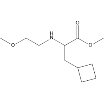Methyl 3-cyclobutyl-2-((2-methoxyethyl)amino)propanoate|CS-1387204