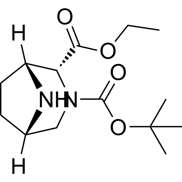 3-(Tert-butyl) 2-ethyl (1R,2R,5S)-3,8-diazabicyclo[3.2.1]octane-2,3-dicarboxylate|CS-1387211