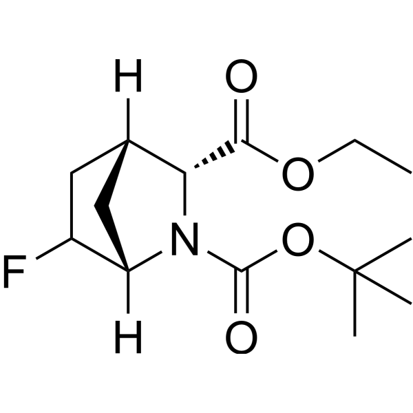 2-(Tert-butyl) 3-ethyl (1S,3R,4R)-6-fluoro-2-azabicyclo[2.2.1]heptane-2,3-dicarboxylate|CS-1387233