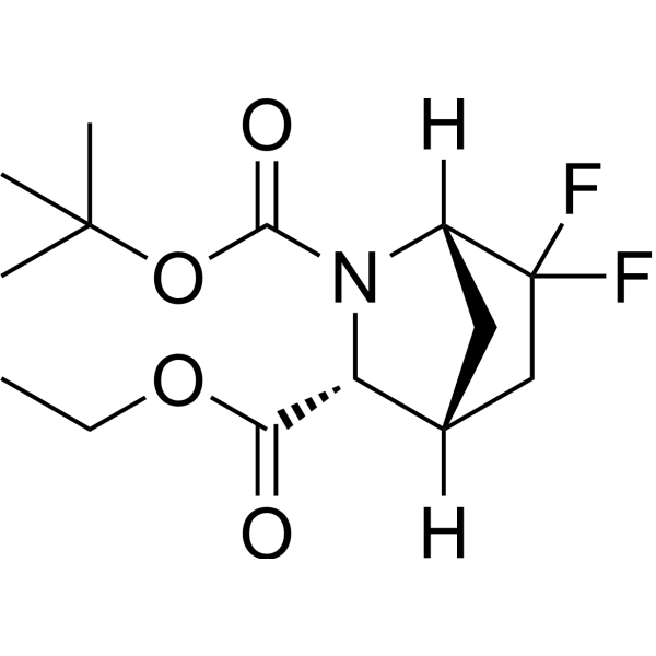 2-(Tert-butyl) 3-ethyl (1S,3R,4R)-6,6-difluoro-2-azabicyclo[2.2.1]heptane-2,3-dicarboxylate|CS-1387234