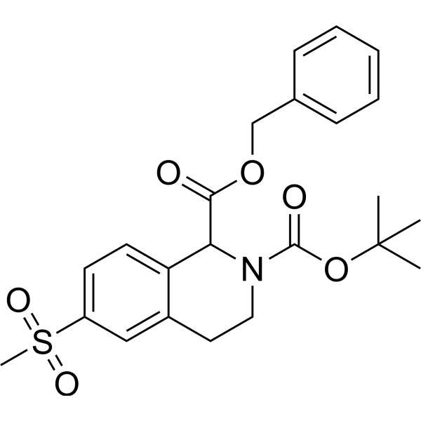 1-Benzyl 2-(tert-butyl) 6-(methylsulfonyl)-3,4-dihydroisoquinoline-1,2(1H)-dicarboxylate|CS-1387243