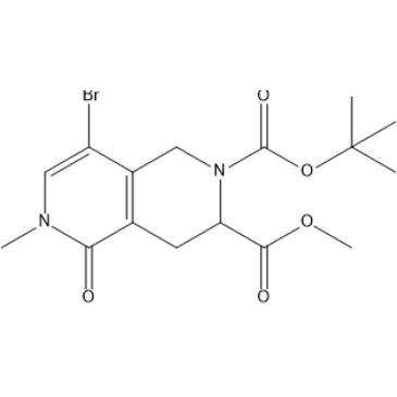 2-(Tert-butyl) 3-methyl 8-bromo-6-methyl-5-oxo-3,4,5,6-tetrahydro-2,6-naphthyridine-2,3(1H)-dicarboxylate|CS-1387262