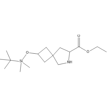 Ethyl 2-((tert-butyldimethylsilyl)oxy)-6-azaspiro[3.4]octane-7-carboxylate|CS-1387280