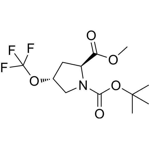 1-(Tert-butyl) 2-methyl (2S,4R)-4-(trifluoromethoxy)pyrrolidine-1,2-dicarboxylate|CS-1387299