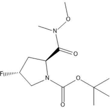 Tert-butyl (2S,4R)-4-fluoro-2-(methoxy(methyl)carbamoyl)pyrrolidine-1-carboxylate|CS-1387312