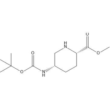 rel-Methyl (2S,5S)-5-((tert-butoxycarbonyl)amino)piperidine-2-carboxylate|CS-1387313