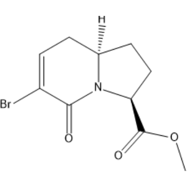 Methyl (3S,8aR)-6-bromo-5-oxo-1,2,3,5,8,8a-hexahydroindolizine-3-carboxylate|CS-1387320