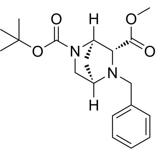 2-(Tert-butyl) 6-methyl (1R,4R,6R)-5-benzyl-2,5-diazabicyclo[2.2.1]heptane-2,6-dicarboxylate|CS-1387341