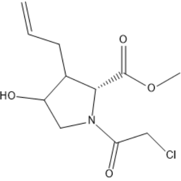 Methyl (2R)-3-allyl-1-(2-chloroacetyl)-4-hydroxypyrrolidine-2-carboxylate|CS-1387516