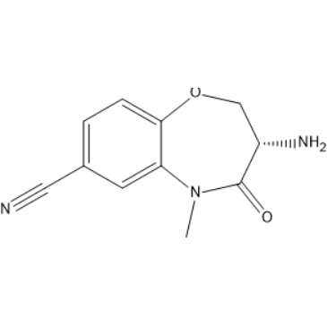 (S)-3-Amino-5-methyl-4-oxo-2,3,4,5-tetrahydrobenzo[b][1,4]oxazepine-7-carbonitrile|CS-1387804