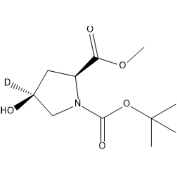 1-(Tert-butyl) 2-methyl (2S,4S)-4-hydroxypyrrolidine-1,2-dicarboxylate-4-d|CS-1387814