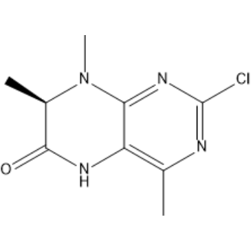 (R)-2-Chloro-4,7,8-trimethyl-7,8-dihydropteridin-6(5H)-one|CS-1387818