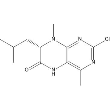 (S)-2-Chloro-7-isobutyl-4,8-dimethyl-7,8-dihydropteridin-6(5H)-one|CS-1387819