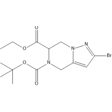 5-(Tert-butyl) 6-ethyl 2-bromo-6,7-dihydropyrazolo[1,5-a]pyrazine-5,6(4H)-dicarboxylate|CS-1387827