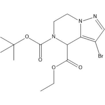 5-(Tert-butyl) 4-ethyl 3-bromo-6,7-dihydropyrazolo[1,5-a]pyrazine-4,5(4H)-dicarboxylate|CS-1387829