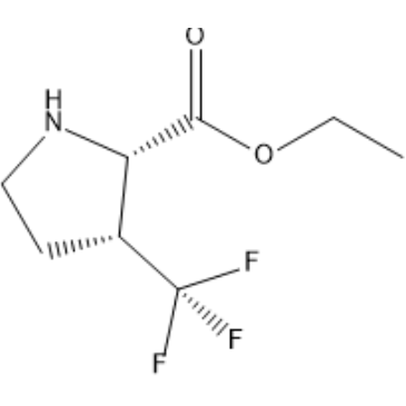 rel-Ethyl (2S,3R)-3-(trifluoromethyl)pyrrolidine-2-carboxylate|CS-1387886