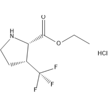 rel-Ethyl (2S,3R)-3-(trifluoromethyl)pyrrolidine-2-carboxylate hydrochloride|CS-1387887