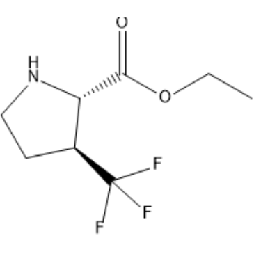 rel-Ethyl (2S,3S)-3-(trifluoromethyl)pyrrolidine-2-carboxylate|CS-1387890