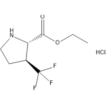 rel-Ethyl (2S,3S)-3-(trifluoromethyl)pyrrolidine-2-carboxylate hydrochloride|CS-1387891