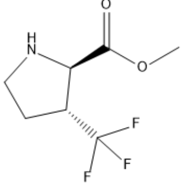rel-Methyl (2R,3R)-3-(trifluoromethyl)pyrrolidine-2-carboxylate|CS-1387896
