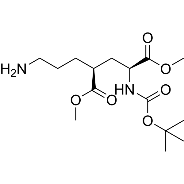 Dimethyl (2S,4S)-2-(3-aminopropyl)-4-((tert-butoxycarbonyl)amino)pentanedioate|CS-1388082