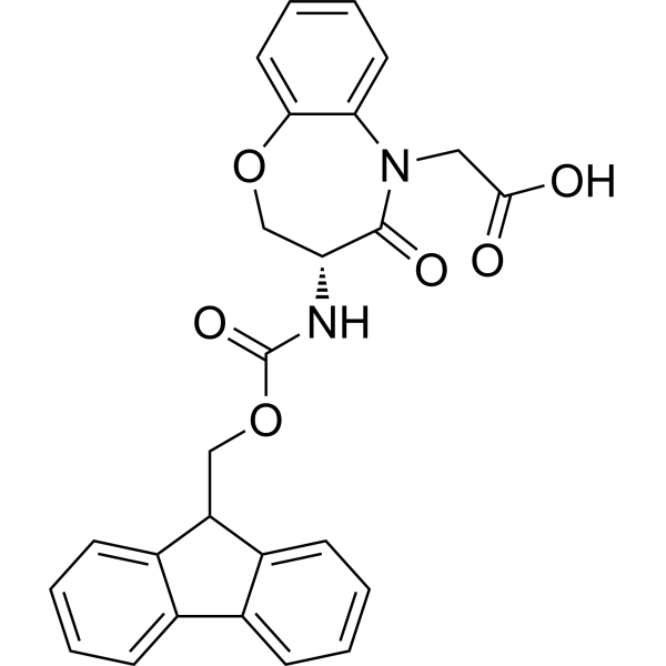 (R)-2-(3-((((9H-Fluoren-9-yl)methoxy)carbonyl)amino)-4-oxo-3,4-dihydrobenzo[b][1,4]oxazepin-5(2H)-yl)acetic acid|CS-1388106