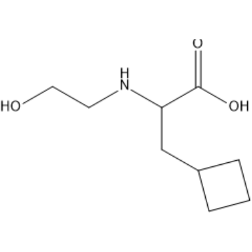 3-Cyclobutyl-2-((2-hydroxyethyl)amino)propanoic acid|CS-1388147