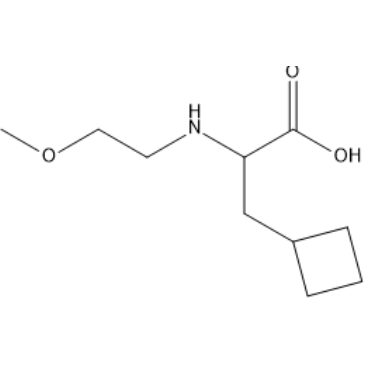 3-Cyclobutyl-2-((2-methoxyethyl)amino)propanoic acid|CS-1388149