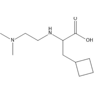3-Cyclobutyl-2-((2-(dimethylamino)ethyl)amino)propanoic acid|CS-1388150