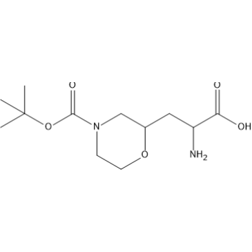 2-Amino-3-(4-(tert-butoxycarbonyl)morpholin-2-yl)propanoic acid|CS-1388240