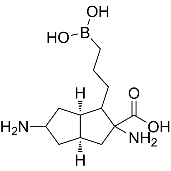 (3aR,6aR)-2,5-diamino-1-(3-boronopropyl)octahydropentalene-2-carboxylic acid|CS-1388991