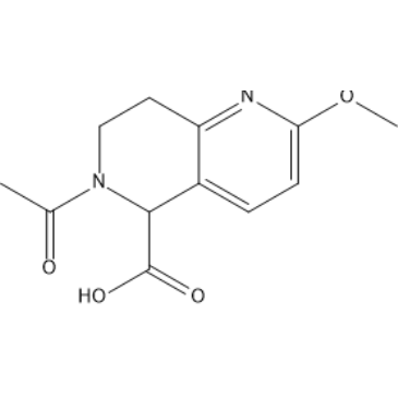 6-Acetyl-2-methoxy-5,6,7,8-tetrahydro-1,6-naphthyridine-5-carboxylic acid|CS-1388996