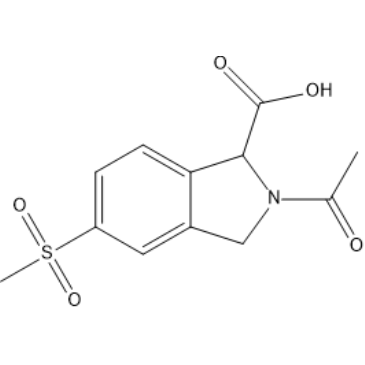 2-Acetyl-5-(methylsulfonyl)isoindoline-1-carboxylic acid|CS-1389020