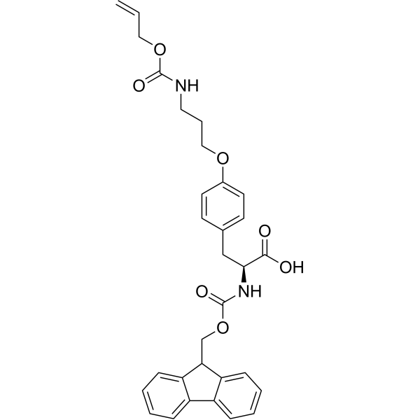 (S)-2-((((9H-Fluoren-9-yl)methoxy)carbonyl)amino)-3-(4-(3-(((allyloxy)carbonyl)amino)propoxy)phenyl)propanoic acid|CS-1389048