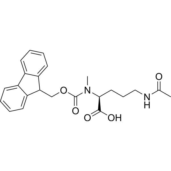 (S)-2-((((9H-Fluoren-9-yl)methoxy)carbonyl)(methyl)amino)-5-acetamidopentanoic acid|CS-1389068