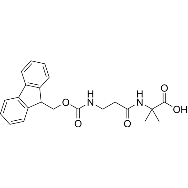 2-(3-((((9H-Fluoren-9-yl)methoxy)carbonyl)amino)propanamido)-2-methylpropanoic acid|CS-1389075