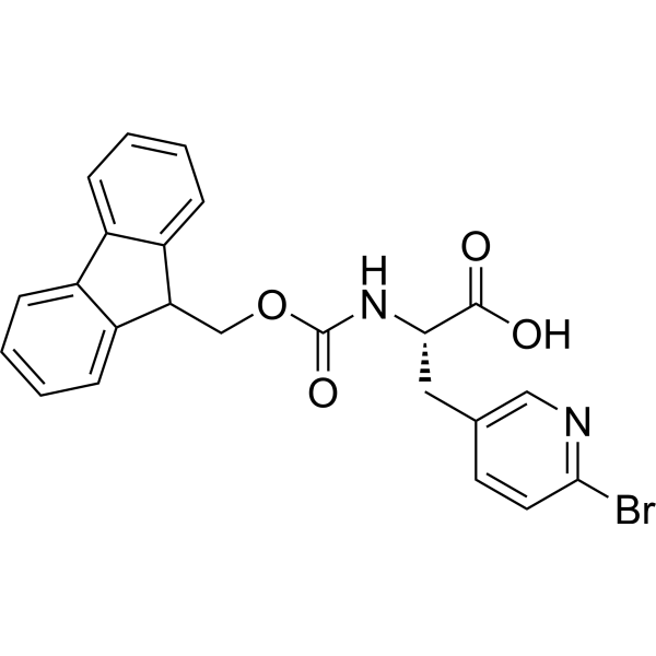 (S)-2-((((9H-Fluoren-9-yl)methoxy)carbonyl)amino)-3-(6-bromopyridin-3-yl)propanoic acid|CS-1389118