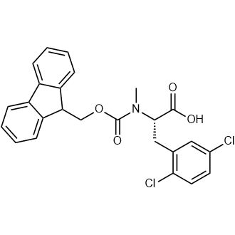 (S)-2-((((9H-Fluoren-9-yl)methoxy)carbonyl)(methyl)amino)-3-(2,5-dichlorophenyl)propanoic acid|CS-1389136