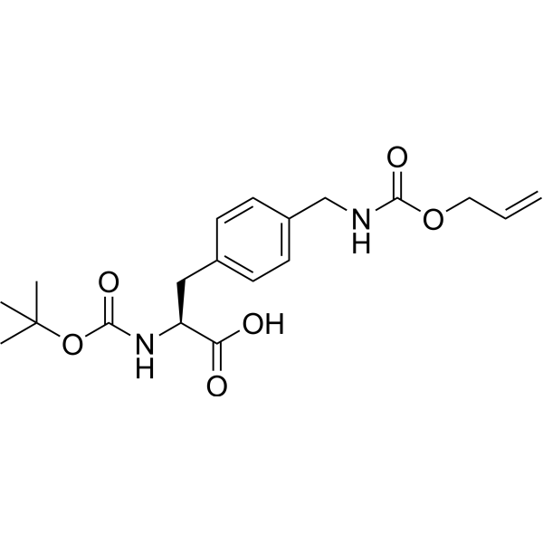 (S)-3-(4-((((Allyloxy)carbonyl)amino)methyl)phenyl)-2-((tert-butoxycarbonyl)amino)propanoic acid|CS-1389138