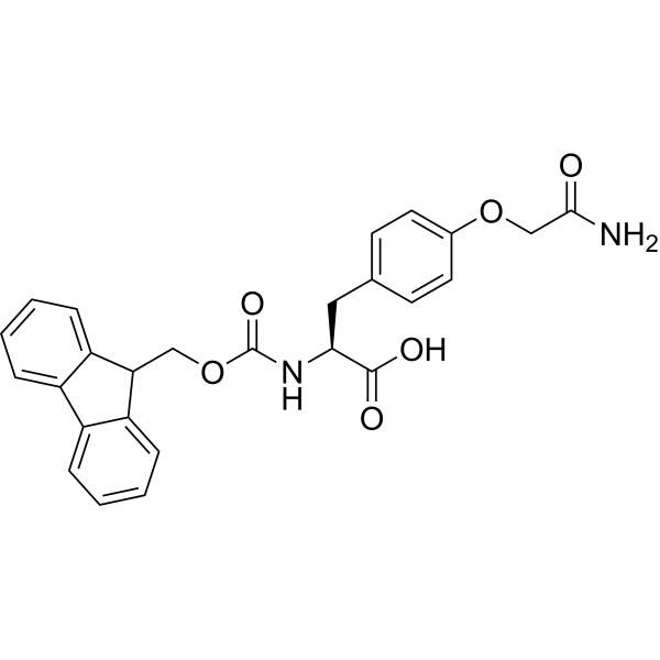 (S)-2-((((9H-Fluoren-9-yl)methoxy)carbonyl)amino)-3-(4-(2-amino-2-oxoethoxy)phenyl)propanoic acid|CS-1389156