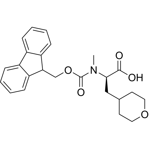 (R)-2-((((9H-Fluoren-9-yl)methoxy)carbonyl)(methyl)amino)-3-(tetrahydro-2H-pyran-4-yl)propanoic acid|CS-1389173