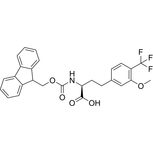 (S)-2-((((9H-Fluoren-9-yl)methoxy)carbonyl)amino)-4-(3-methoxy-4-(trifluoromethyl)phenyl)butanoic acid|CS-1389175