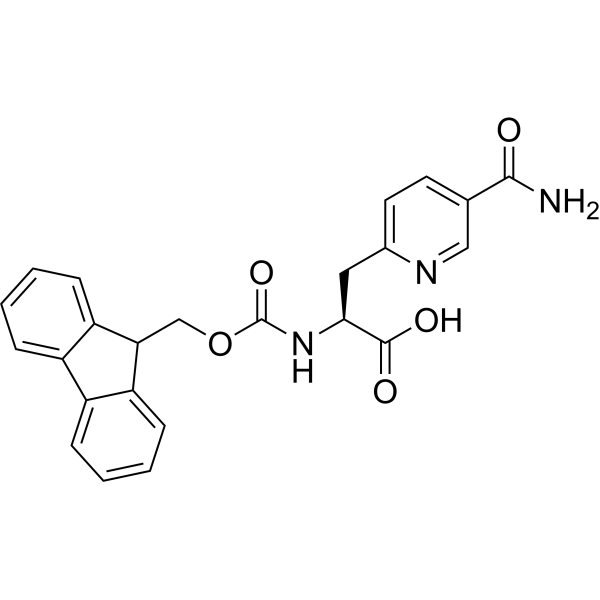 (S)-2-((((9H-Fluoren-9-yl)methoxy)carbonyl)amino)-3-(5-carbamoylpyridin-2-yl)propanoic acid|CS-1389178