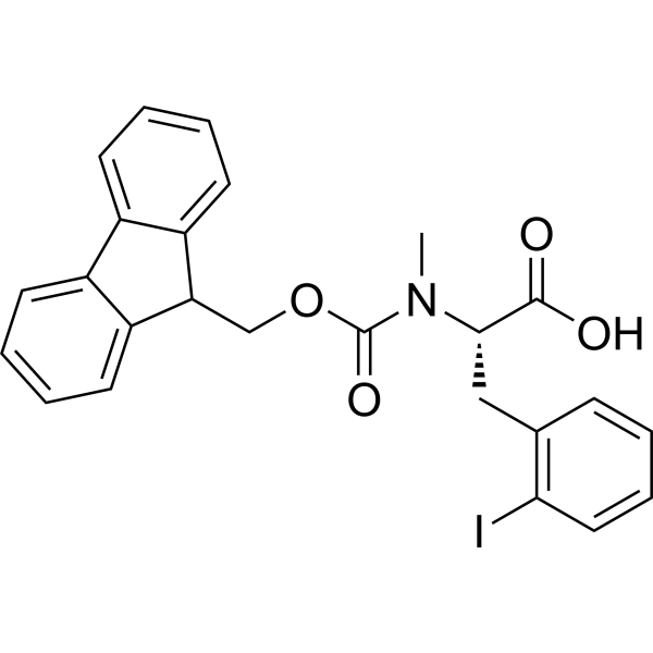 (S)-2-((((9H-Fluoren-9-yl)methoxy)carbonyl)(methyl)amino)-3-(2-iodophenyl)propanoic acid|CS-1389179
