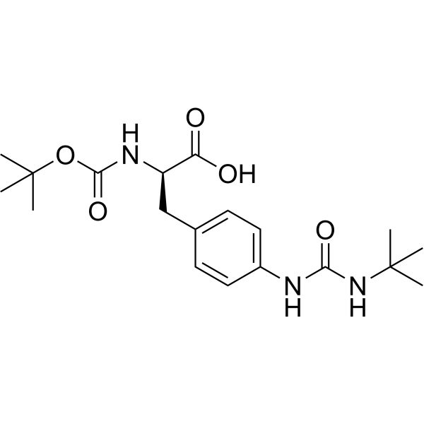 (R)-2-((Tert-butoxycarbonyl)amino)-3-(4-(3-(tert-butyl)ureido)phenyl)propanoic acid|CS-1389180