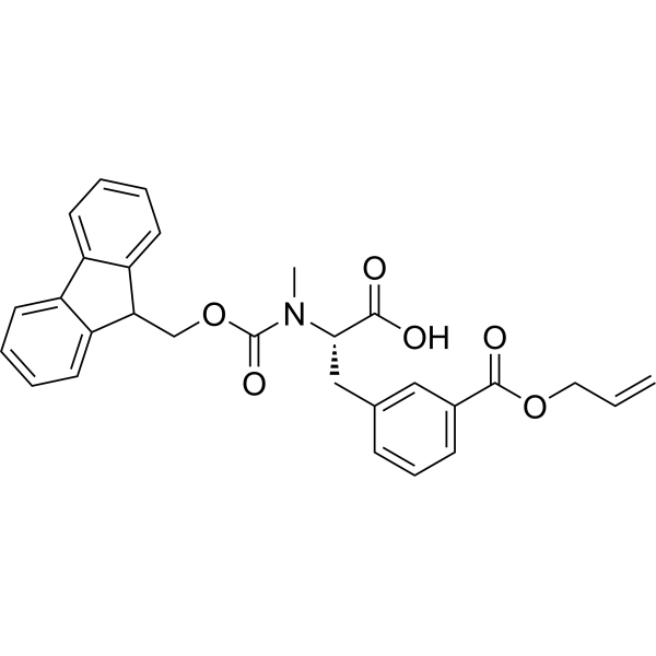 (S)-2-((((9H-Fluoren-9-yl)methoxy)carbonyl)(methyl)amino)-3-(3-((allyloxy)carbonyl)phenyl)propanoic acid|CS-1389196