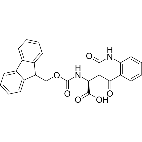 (S)-2-((((9H-Fluoren-9-yl)methoxy)carbonyl)amino)-4-(2-formamidophenyl)-4-oxobutanoic acid|CS-1389203