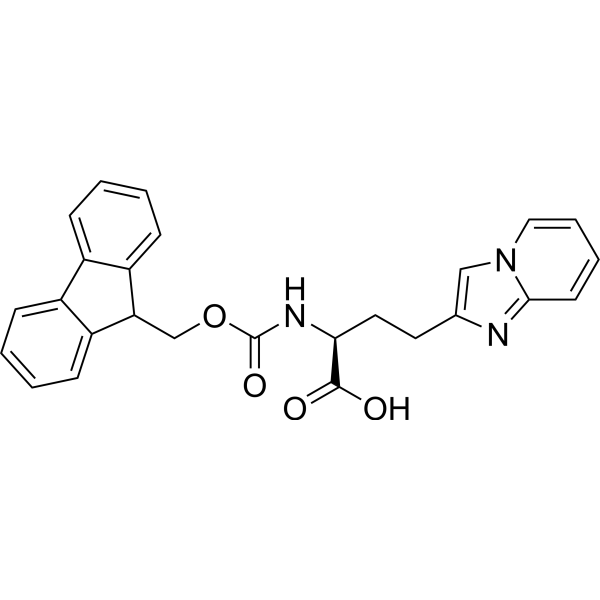 (S)-2-((((9H-Fluoren-9-yl)methoxy)carbonyl)amino)-4-(imidazo[1,2-a]pyridin-2-yl)butanoic acid|CS-1389204